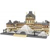 SEAVEY Mini Blocs De Construction Darchitecture Mondiale Paris Musée du Louvre Modèle 3D DIY Jouet pour Enfants Cadeaux, 337