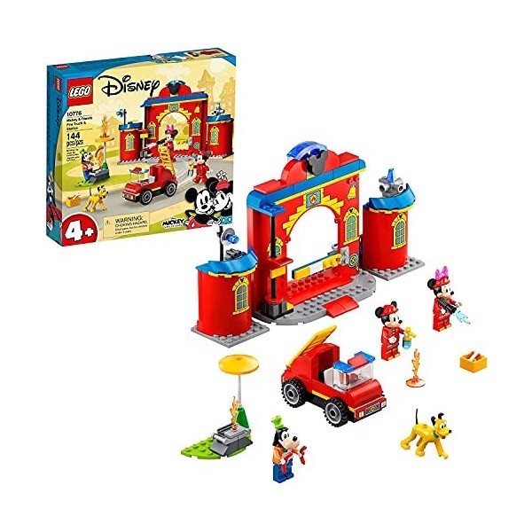 LEGO Disney Mickey and Friends – Mickey & Friends Fire Truck & Station 10776 Building Kit. Fun Firehouse Play Set. New 2021 