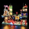 YEABRICKS LED Lumière pour Lego-71799 Ninjago Les marchés de Ninjago City Modèle de Blocs de Construction Ensemble Lego Non 