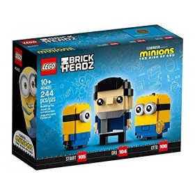 LEGO Minions Brickheadz 40420 Ensemble Gru, Stuart et Otto