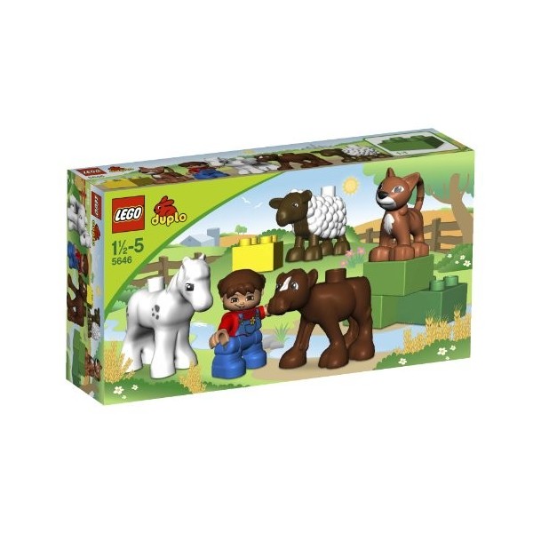 LEGO - 5646 - Jeu de Construction - DUPLO LEGOVille - Les Bébés Animaux de la Ferme
