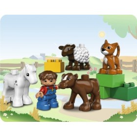 LEGO - 5646 - Jeu de Construction - DUPLO LEGOVille - Les Bébés Animaux de la Ferme