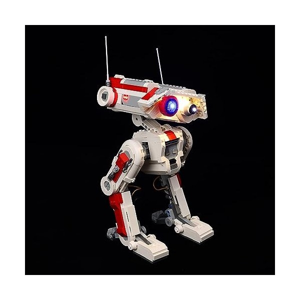 Kyglaring Kit déclairage LED sans modèle - Compatible avec Lego-75335 Star Wars BD-1 Building Blocks Model Set - LEDs Uniq
