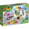 LEGO 10928 Duplo Ma Ville La pâtisserie - Jeu avec fourgonnette de café et gâteaux, Grandes Briques pour Les Enfants de 2 Ans