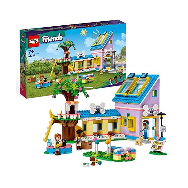 LEGO Friends 41727 Le Centre De Sauvetage Canin, Jouet Vétérinaire avec Animaux Et Figurines De Chiots Pickle, Mini-poupées A