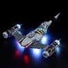 BRIKSMAX Kit d’éclairage à LED pour Lego Star Wars Le Chasseur N-1 du Mandalorien - Compatible with Lego 75325 Blocs de Const