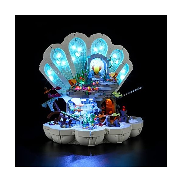 LIGHTAILING Lampe pour Lego - 43225 La Petite Sirène Royal Clamshell - Kit déclairage LED compatible avec le modèle Lego Bui