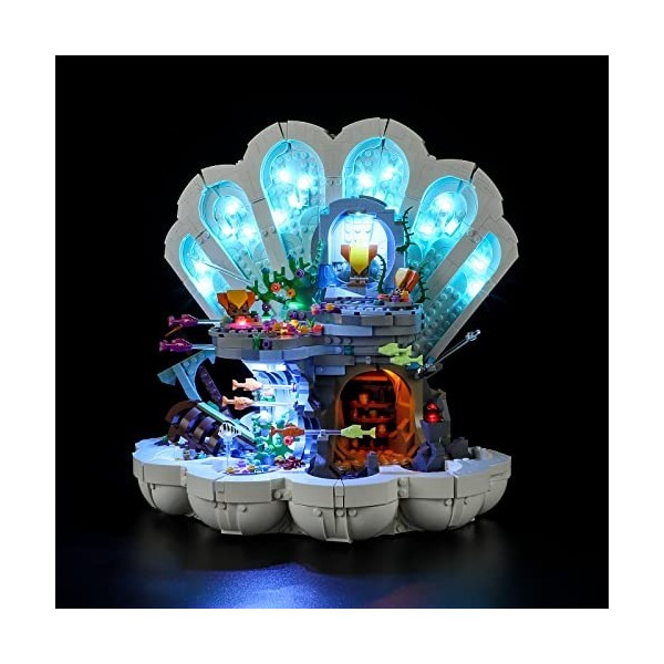 LIGHTAILING Lampe pour Lego - 43225 La Petite Sirène Royal Clamshell - Kit déclairage LED compatible avec le modèle Lego Bui