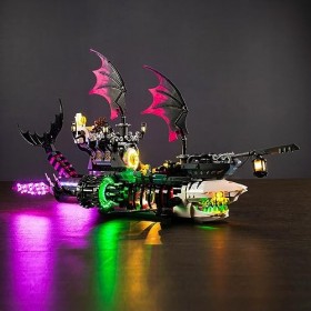 Kit déclairage LED pour Lego Nightmare Shark Ship, kit déclairage LED pour Lego 71469 DREAMZzz Nightmare Shark Ship – Modèl
