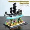 Etarnfly Bateau pirate - Mini blocs de construction avec fonds marins du trésor - Idées créatives - Cadeau pour adultes et en