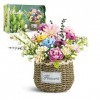 SDXFUWA 2660 Bouquet de Fleurs, Kits de Construction de Fleurs Artificielles pour Cadeaux, Jouet de Briques de Construction d