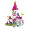Hello Kitty- 8676 - Jeu de construction, grand château, 171 pièces