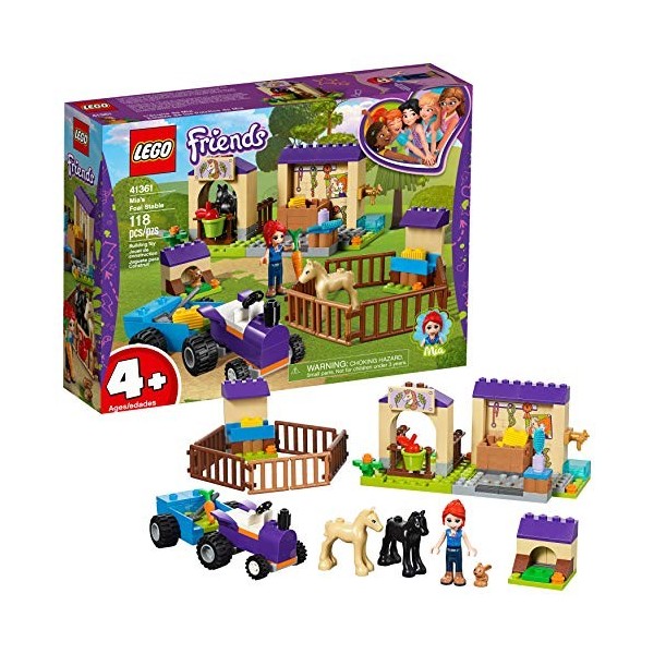 Lego Friends 4+ Mias Stall mit Fohlen & Paddock 41361 Bauset, Neu 2019 118 Teil