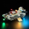 BRIKSMAX Kit d’éclairage à LED pour Lego Star Wars Ghost et Phantom II - Compatible with Lego 75357 Blocs de Construction Mod