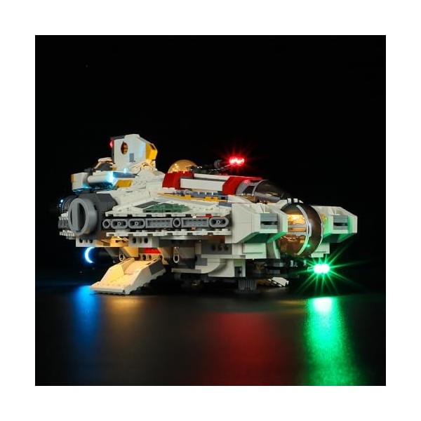 BRIKSMAX Kit d’éclairage à LED pour Lego Star Wars Ghost et Phantom II - Compatible with Lego 75357 Blocs de Construction Mod