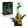 yzvey 10024 Plantes Artificielles Blocs Floraux, Oiseaux De Paradis Collection De Plantes Décoratives 1608 Objets 