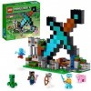 Lego Minecraft Set : Lavant-poste dépée 21244 + La Grotte de Pierres à Gouttes 30647 , Kit de Construction pour Enfants