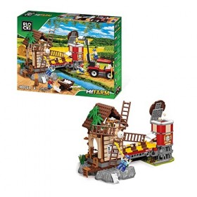 BLOCKI MyFarm Mill - Jeu de blocs de construction - Jouet éducatif - À partir de 6 ans - Cadeau pour un enfant pour Noël, un 