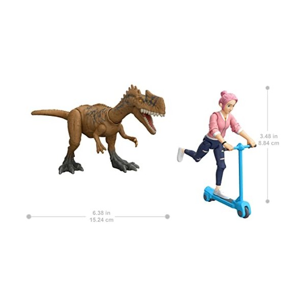 Mattel - Jurassic World Human & Dino Bundle Brooklyn & Monolophosaurus