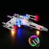 LocoLee Kit déclairage LED pour Lego X-wing Fighter, kit déclairage LED pour Lego 75301 Luke Skywalkers X-wing Fighter – M