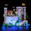 YEABRICKS LED Lumière pour Lego-10305 Icons Lion Knights Castle Modèle de Blocs de Construction Ensemble Lego Non Inclus 