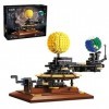 CADA C71004W Kit de blocs de serrage techniques, MOC-4477 865 blocs de construction CADA Master Terre, Lune et Soleil Orrery