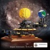 CADA C71004W Kit de blocs de serrage techniques, MOC-4477 865 blocs de construction CADA Master Terre, Lune et Soleil Orrery