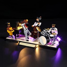 LIGHTAILING Lampe pour Lego 21334 Jazz Quartet – Kit déclairage LED compatible avec les modèles de blocs de construction Leg