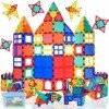 Gifts2U Lot de 116 blocs de construction magnétiques pour enfants, jouets STEM