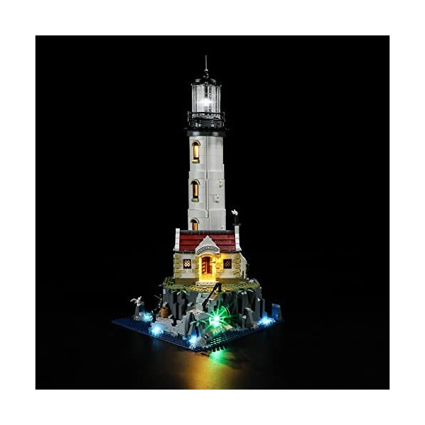 LIGHTAILING Lampe pour phare motorisé Lego-21335 - Kit déclairage LED compatible avec le modèle Lego Building Blocks - Non i