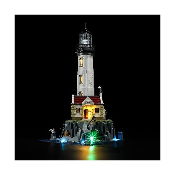 LIGHTAILING Lampe pour phare motorisé Lego-21335 - Kit déclairage LED compatible avec le modèle Lego Building Blocks - Non i