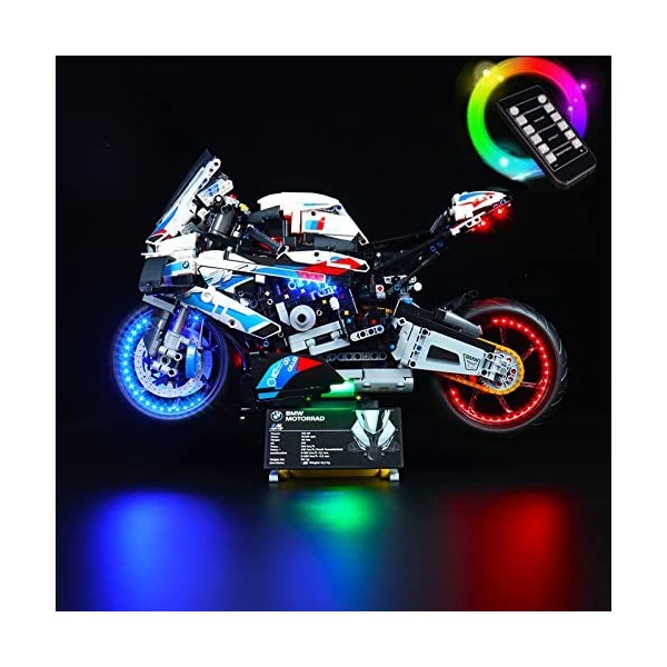 Kit DéClairage LED pour Lego BMW M 1000 RR,Jeu de LumièRes pour Leg