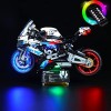 Kit DéClairage LED pour Lego BMW M 1000 RR,Jeu de LumièRes pour Lego 42130 Technic BMW Modèle de Moto,Lumineux Cadeau CréAti