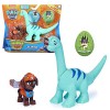 Dino Rescue Action Pack | Set avec Figurine et Dinosaure | Pat Patrouille, Figure:Rubble