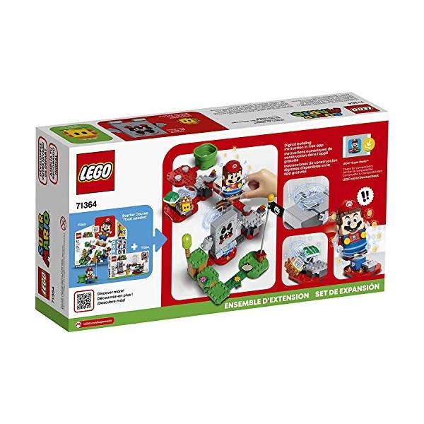 LEGO Super Mario Whomp’s Lava Trouble Expansion Set 71364 Building Kit. Toy for Kids to Enhance Their Super Mario Adventures 