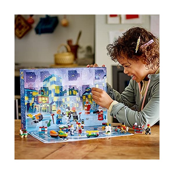 LEGO City Advent Calendar 60303 Building Kit. Includes City Play Mat. Best Christmas Toys for Kids. New 2021 349 Pieces 