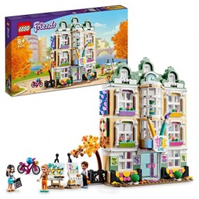 LEGO 41711 Friends L’École d’Art dEmma: Exploration Créative pour Filles et Garçons Dès 8 Ans, avec Accessoires et Décor Dot