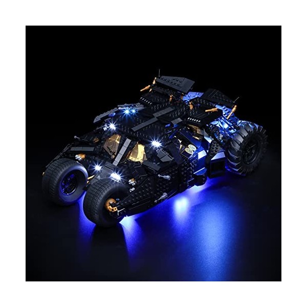 BRIKSMAX Kit d’éclairage à LED pour Lego DC Batmobile Tumbler - Compatible with Lego 76240 Blocs de Construction Modèle- Pas 