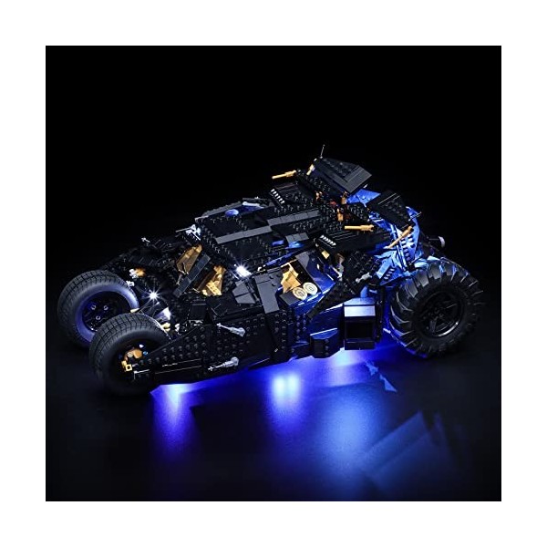 BRIKSMAX Kit d’éclairage à LED pour Lego DC Batmobile Tumbler - Compatible with Lego 76240 Blocs de Construction Modèle- Pas 