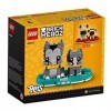 LEGO Brickheadz 40441 Ensemble chaton et chat à poils courts, ages 8 and up.