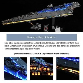 Jeu de lumières LED pour Lego 75356 Star Wars Executor Super Star Destroyer Pas Un modèle Lego , Set déclairage de décorati
