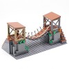 LOTFUN Maison Architecture - Kit de construction militaire WW2 - bâtiments en descente modulaires - Maison de ville compatibl