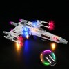 JANWAALY Kit de LED Compatible avec Lego 75301 Luke skywalkers x-Wing Fighter - Seulement la Lumière - La Maquette de Constr