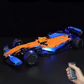 UNOR Kit Déclairage pour Lego 42141, Modification de La Maquette par Blocs de Construction, Kit Déclairage DIY la Maquette L