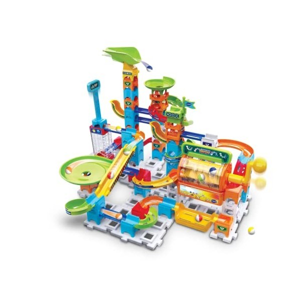 VTech Marble Rush Corkscrew Challenge, jeu de construction, adapté aux garçons et aux filles de 4 ans et plus, version anglai