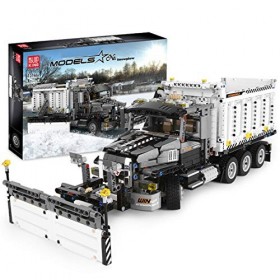 DSXX Technic Dameuse - La Deneigeuse Modèle à Collectionner Jeu de Construction, 1694 Pièces Blocs Compatible avec Lego Techn