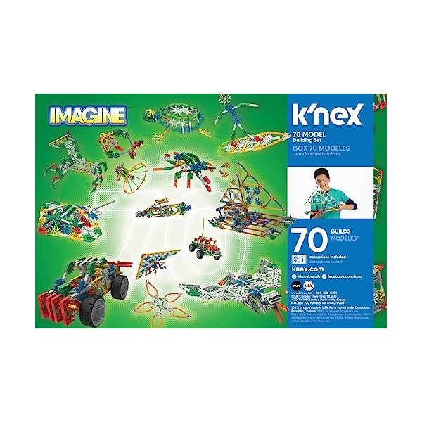 KNEX 70 MODEL BUILDING SET