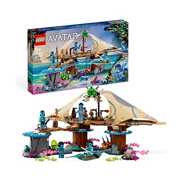 LEGO Avatar 75578 Le Village Aquatique De Metkayina, Jouet, avec Village, Canoë, Pandora