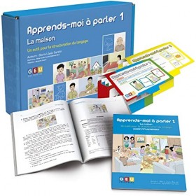 Jeu Pédagogique Enfants à partir de 3 Ans | Jeu Educatif Apprends-moi à parler 1 : La maison | Coffret complet éducatif - Ja