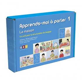 Jeu Pédagogique Enfants à partir de 3 Ans | Jeu Educatif Apprends-moi à parler 1 : La maison | Coffret complet éducatif - Ja